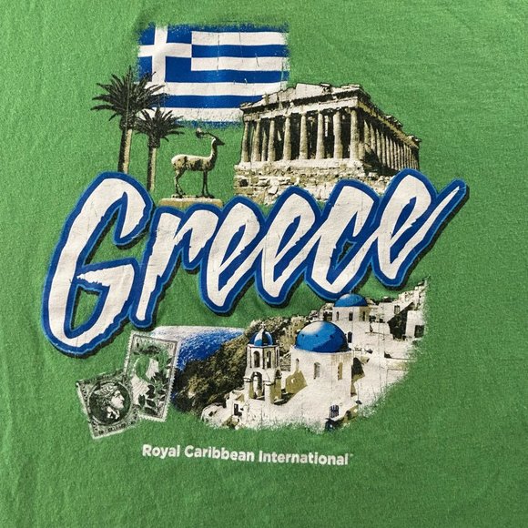 Y2K Greece Royal Caribbean International Tourist Travel Oversized Unisex… - Picture 6 of 11